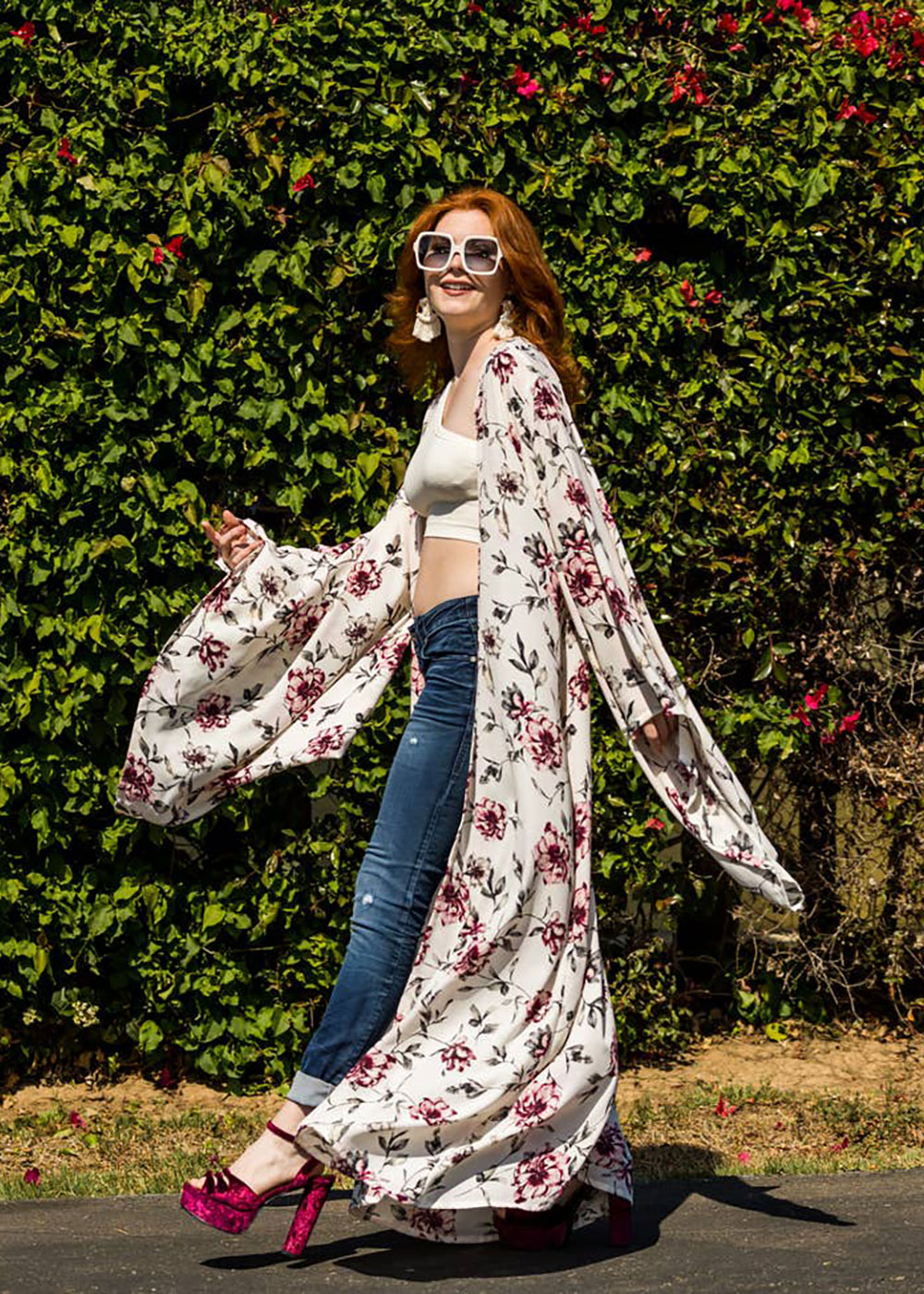 Delicate & Classic Silk Kimono — Adrina Dietra